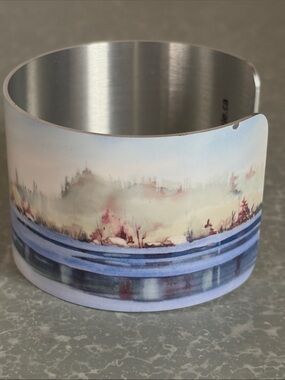 Biljana Baker Aluminum Landscape cuff bracelet